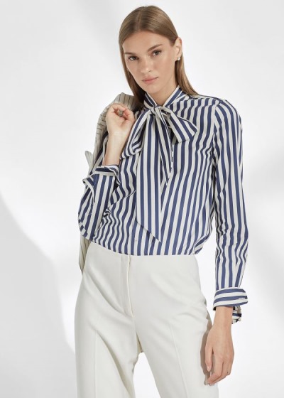 Ralph Lauren Alejandra Striped Skjorter Dame Danmark (QXMRC9862)